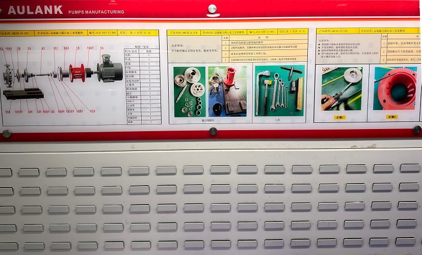 Quality control during pump manufacturing process