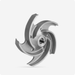 Centrifugal impeller open