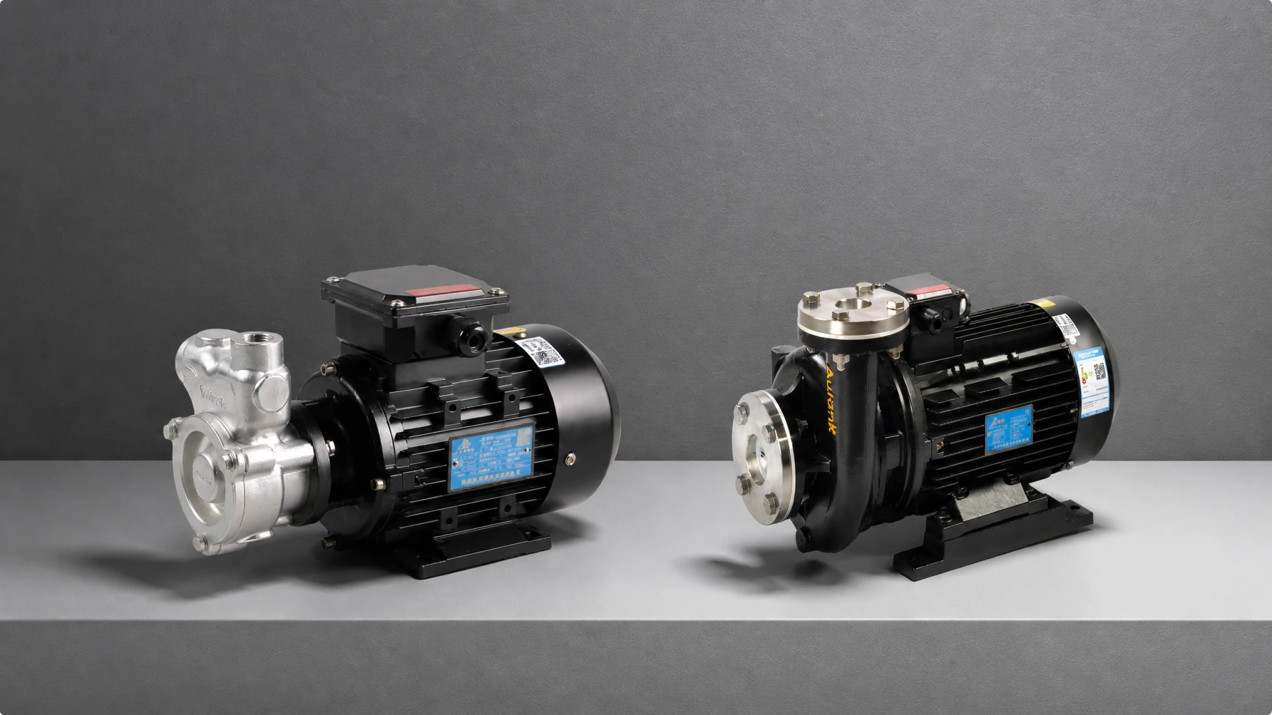 Vortex pump and centrifugal pump side by side comparison