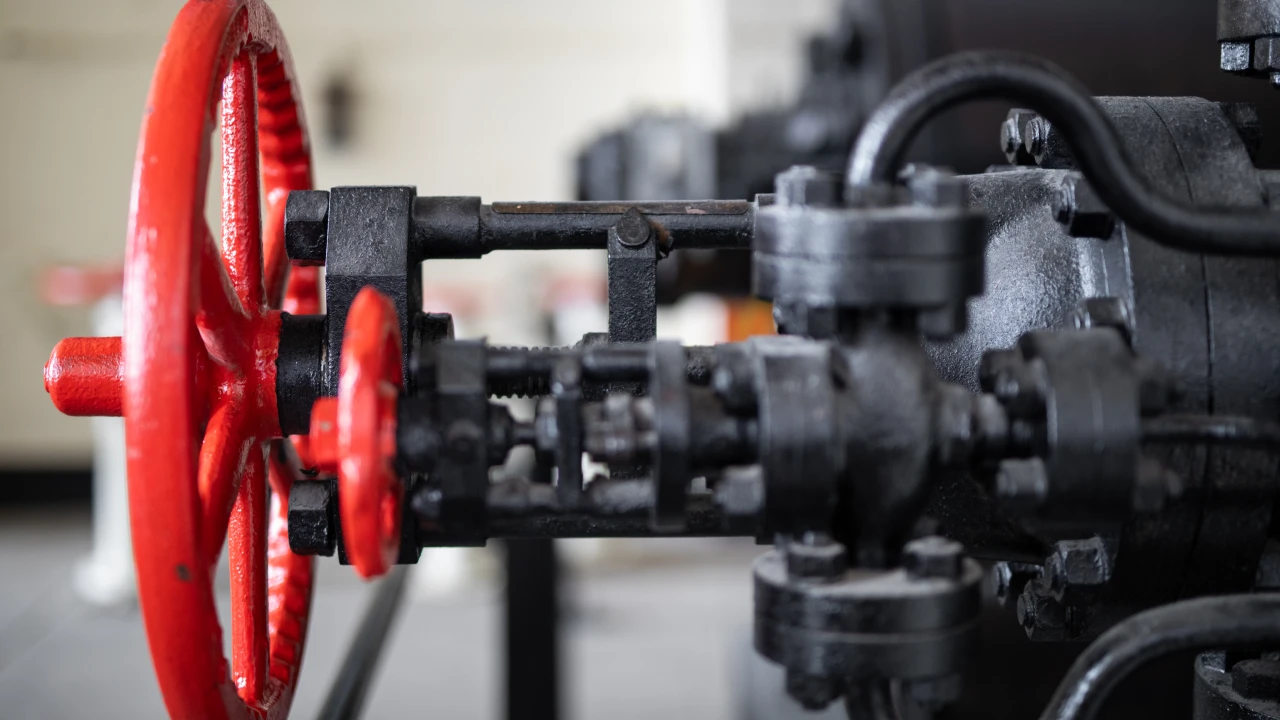 Industrial pump skid with a throttled control valve illustrating pump oversizing